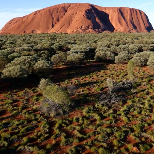 Web Draait Door: Uluru vanuit de lucht