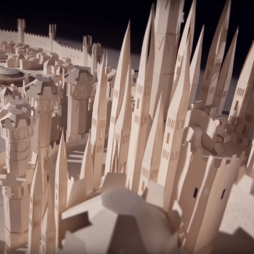 Web Draait Door: epische Game Of Thrones-intro van papier