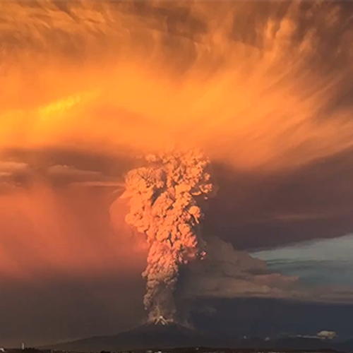 Web Draait Door: vulkaanuitbarsting in Chili