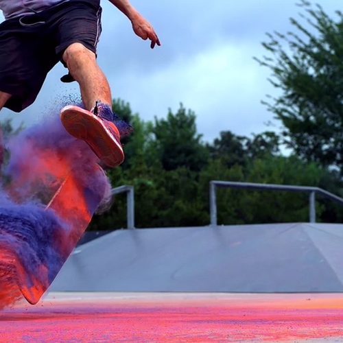 Web Draait Door:  skateboards, kleuren en slow-motion